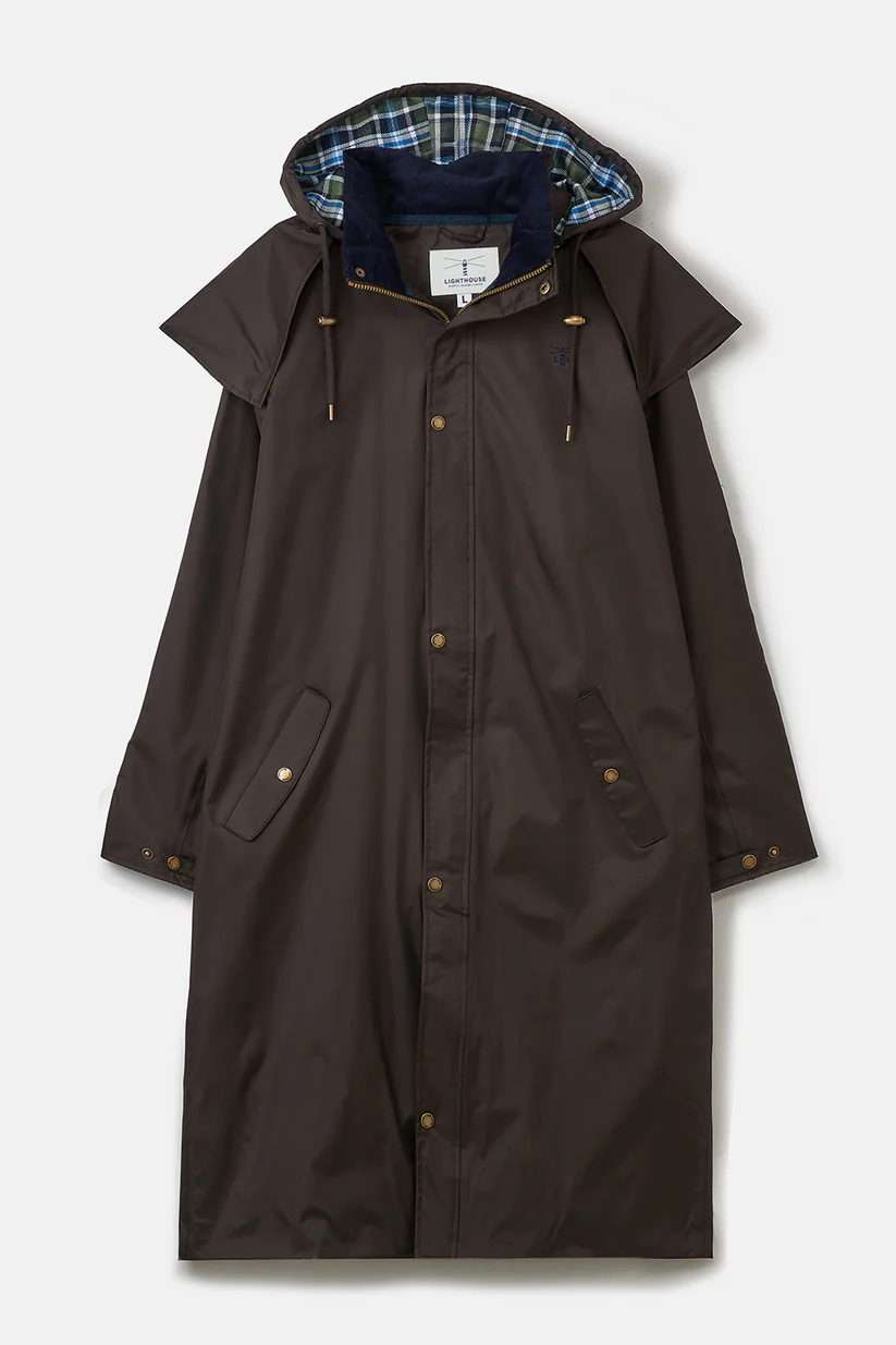 Lighthouse Men's Stockman Full Length Rain Coat