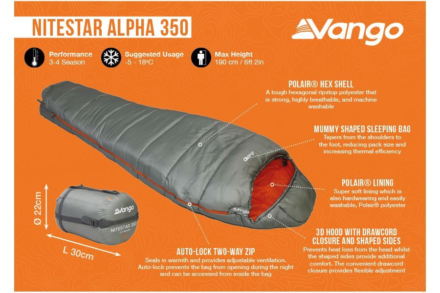 Vango Nitestar Alpha 350 - Image 3