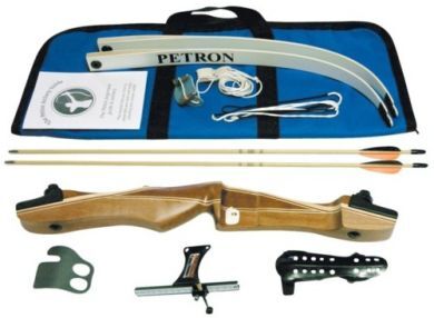 Petron/Avalon Wooden Recurve Take Down Bow Kit