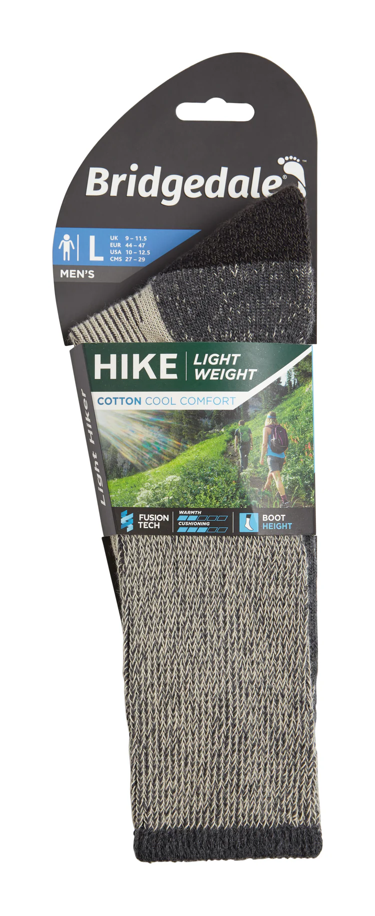 Bridgedale Men's Lightweight Coolmax Comfort Boot Sock - Image 7