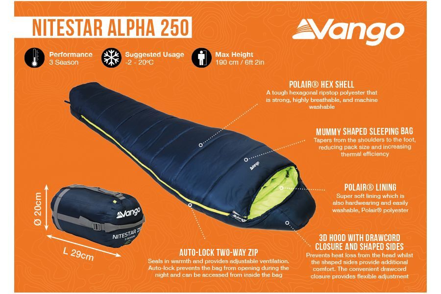 Vango Nitestar Alpha 250 - Image 2